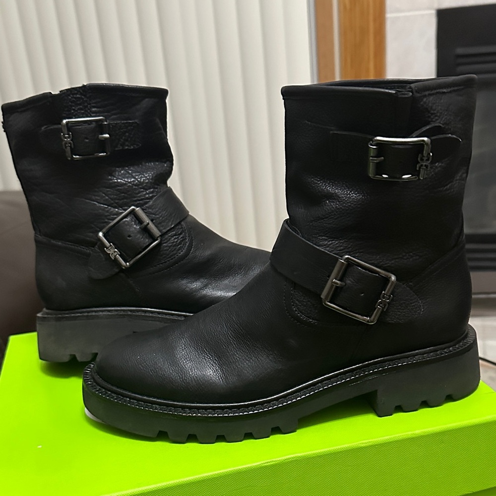 Sam Edelman Kingsley Leather Buckle Bootie